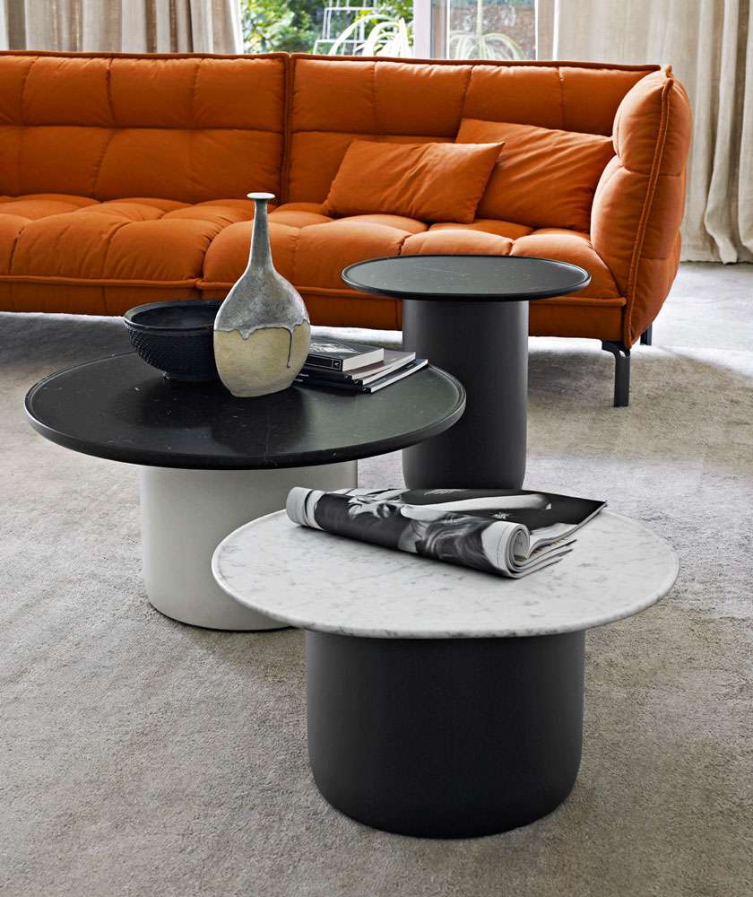 Button Tables - B&B Italia Tangram Furnishers Edinburgh, Scotland