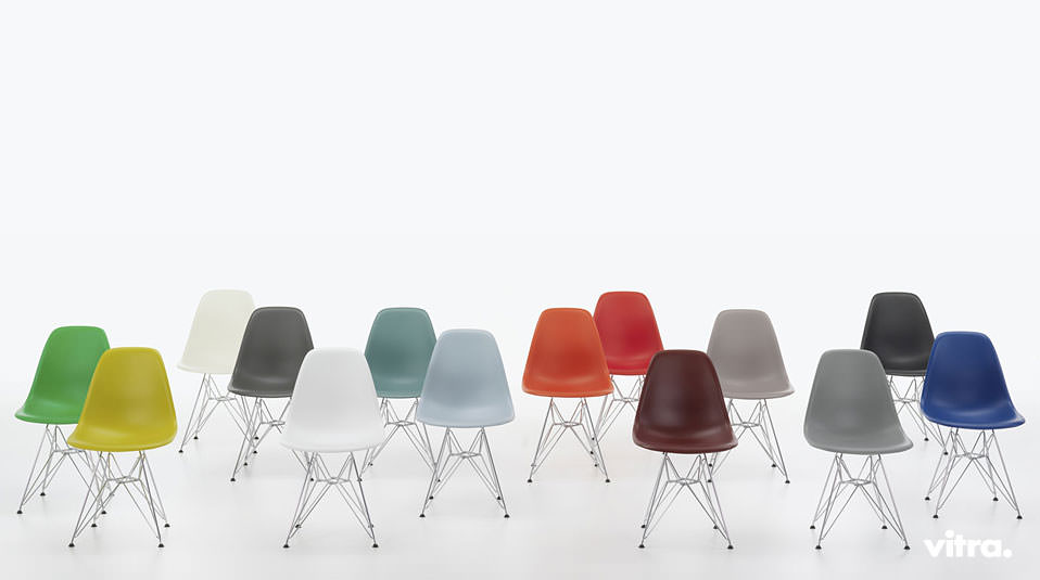 Vitra - Eames Plastic Side Chair DSR