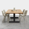 Wooden top dining table e15