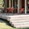 contemporary outdoor dining chair